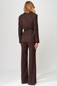 Брюки, жакет Laikony L-343 шоколад - фото 4