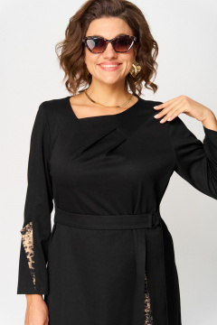 Платье EVA GRANT 7220Б принт_капучино - фото 4