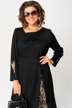 Платье EVA GRANT 7220Б принт_капучино - фото 2