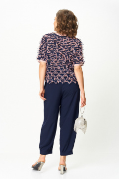 Брюки, джемпер Michel chic 1440 темно-синий - фото 4