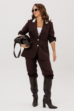 Брюки, жакет Mubliz 242 коричневый - фото 5