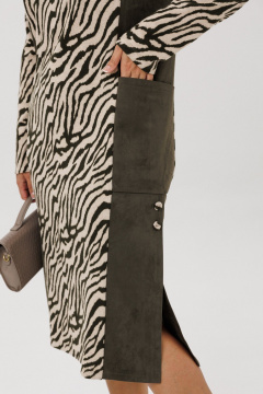 Платье Mubliz 298 олива - фото 4