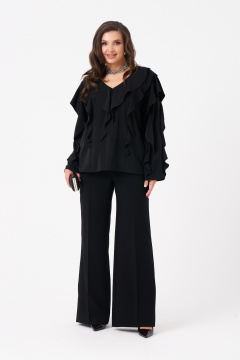 Блуза Панда 103244 черный - фото 2