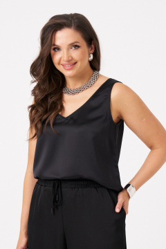 Блуза Панда 178643w черный - фото 4