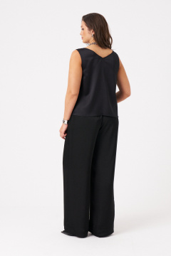 Блуза Панда 178643w черный - фото 5