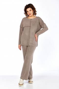 Брюки, джемпер Диомант 2017 капучино - фото 3