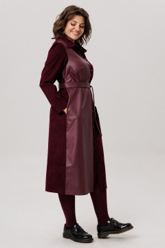 Платье Anelli 1726 вишневый_парфе - фото 4