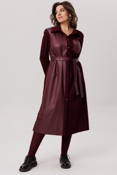 Платье Anelli 1726 вишневый_парфе - фото 1