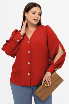 Блуза Gold Style 2717 кирпично-красный - фото 2