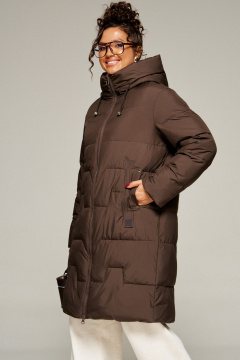 Пальто Beautiful&Free 8018 шоколадный - фото 4