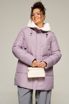 Пальто Beautiful&Free 8021 лиловый - фото 2