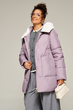 Пальто Beautiful&Free 8021 лиловый - фото 3