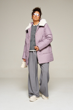 Пальто Beautiful&Free 8021 лиловый - фото 5