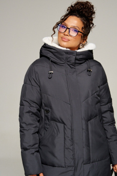 Пальто Beautiful&Free 8021 черный - фото 5