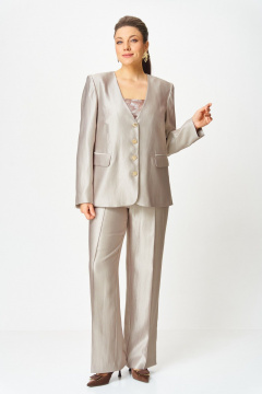 Брюки, жакет Bonna Image 1007/1 молочный - фото 1