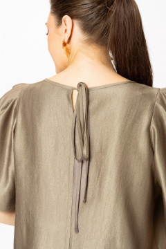 Блуза, брюки Bonna Image 1013/1 бежевый-черный - фото 5