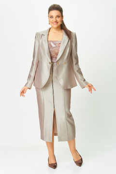 Жакет, юбка Bonna Image 1016/2 молочный - фото 1