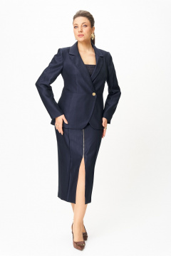 Жакет, юбка Bonna Image 1016/3 синий - фото 2