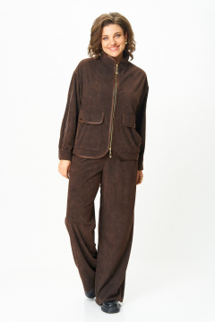 Бомбер, брюки Bonna Image 1017/1 коричневый - фото 2