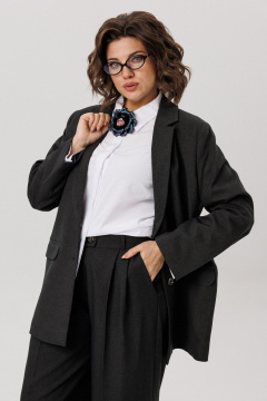 Брюки, жакет Anelli 1723 классика_обсидиана - фото 3