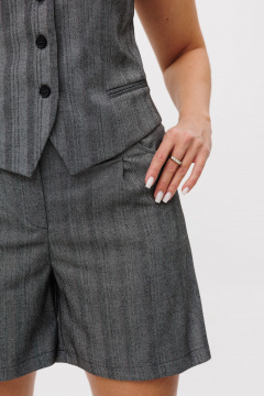 Шорты Anelli 1403.2 грей_лайн - фото 4