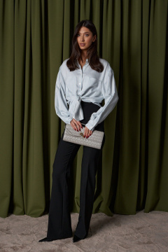 Классические брюки из косюмной ткани с стрелками ANNETE A1396 - фото 4