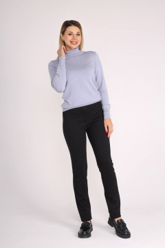 Облегающие женские брюки из текстиля с резинкой поясом IUKONA Б693.Э1.З утяжка - фото 1