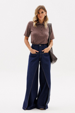 Брюки EOLA 2898.4 темно-синий - фото 3