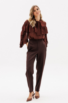 Брюки EOLA 2912.1 темный_шоколад_меланж - фото 2