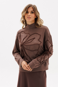 Джемпер EOLA 2930.1 шоколад - фото 4