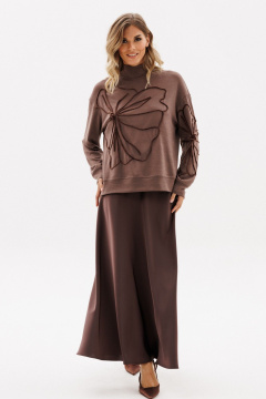 Юбка EOLA 2932.1. шоколад - фото 3