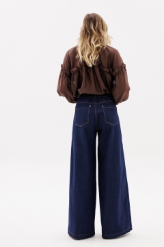 Блуза EOLA 2936 шоколад - фото 3