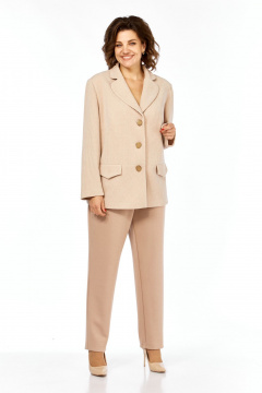 Брюки Элль-стиль 2427 бежевый - фото 1