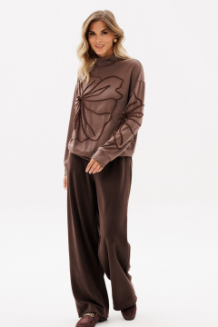 Брюки EOLA 2951 шоколад - фото 4