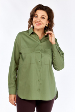 Рубашка Avenue 0343 оливка - фото 1