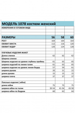 Джемпер, юбка БагираАнТа 1078 серый - фото 3