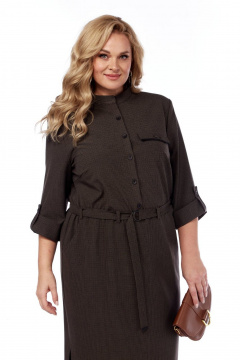 Платье СиБон 0267 коричневый - фото 2