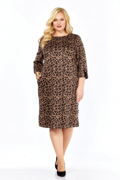 Платье СиБон 0374 леопард - фото 3