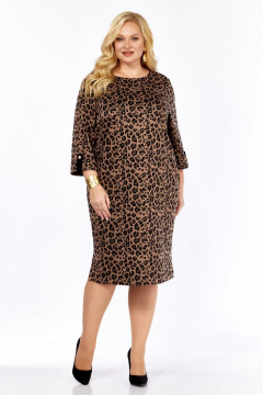 Платье СиБон 0374 леопард - фото 1