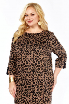 Платье СиБон 0374 леопард - фото 2