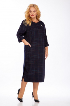 Платье СиБон 0229 синий - фото 2