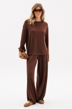 Брюки, джемпер EOLA 2957 шоколад - фото 1