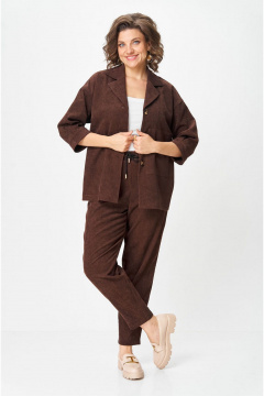 Брюки, жакет VIA-Mod 610 коричневый - фото 4