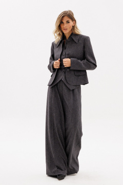 Брюки EOLA 2962 темно-серый_меланж - фото 4