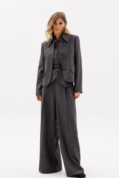 Брюки EOLA 2962 темно-серый_меланж - фото 3