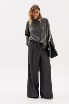 Брюки EOLA 2962.3 темно-серый_меланж - фото 2