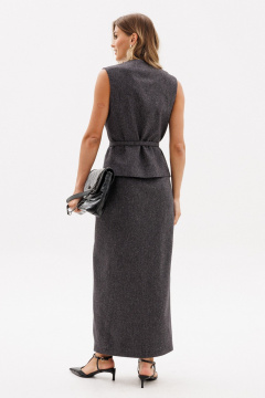 Жилет EOLA 2963 темно-серый_меланж - фото 5