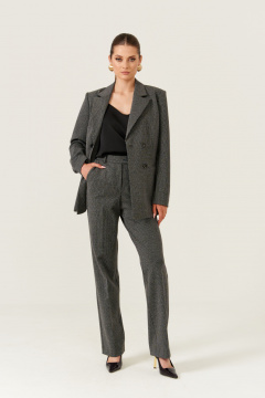 Жакет Панда 110730 серый - фото 4