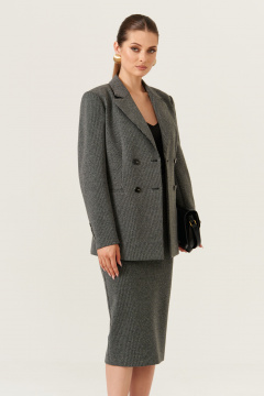 Жакет Панда 110730 серый - фото 5