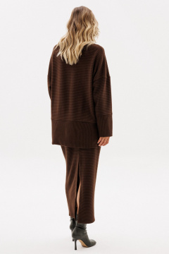 Джемпер EOLA 2971 темный-шоколад - фото 3